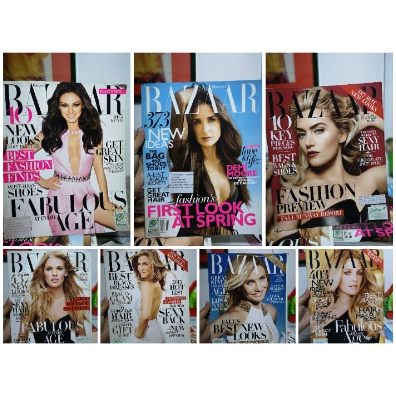 Random Preloved BAZAAR Magazines (05/31) | Shopee Philippines