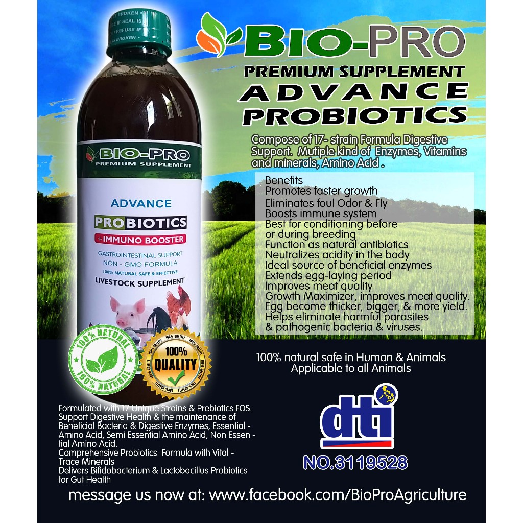 BIOPRO advance Probiotics for all animals | Shopee Philippines