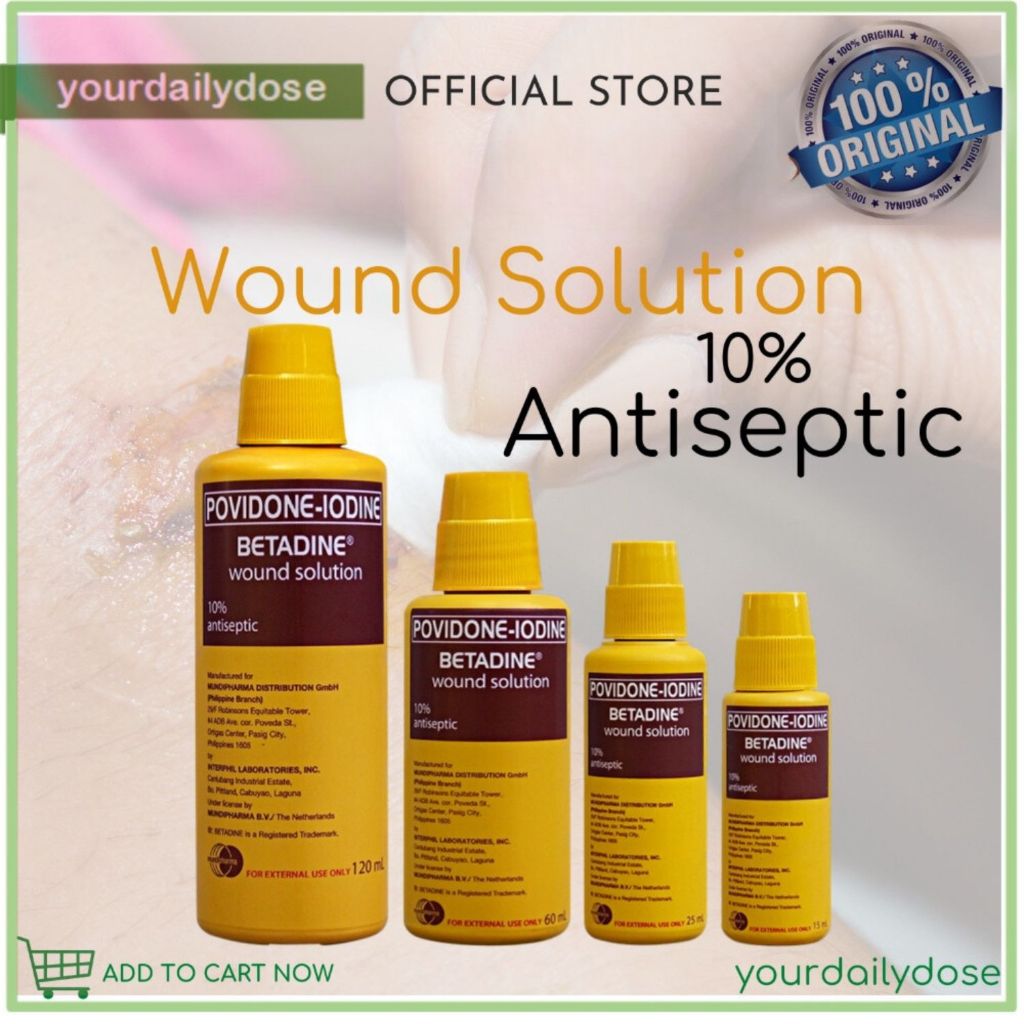 Betadine Wound Solution | Shopee Philippines
