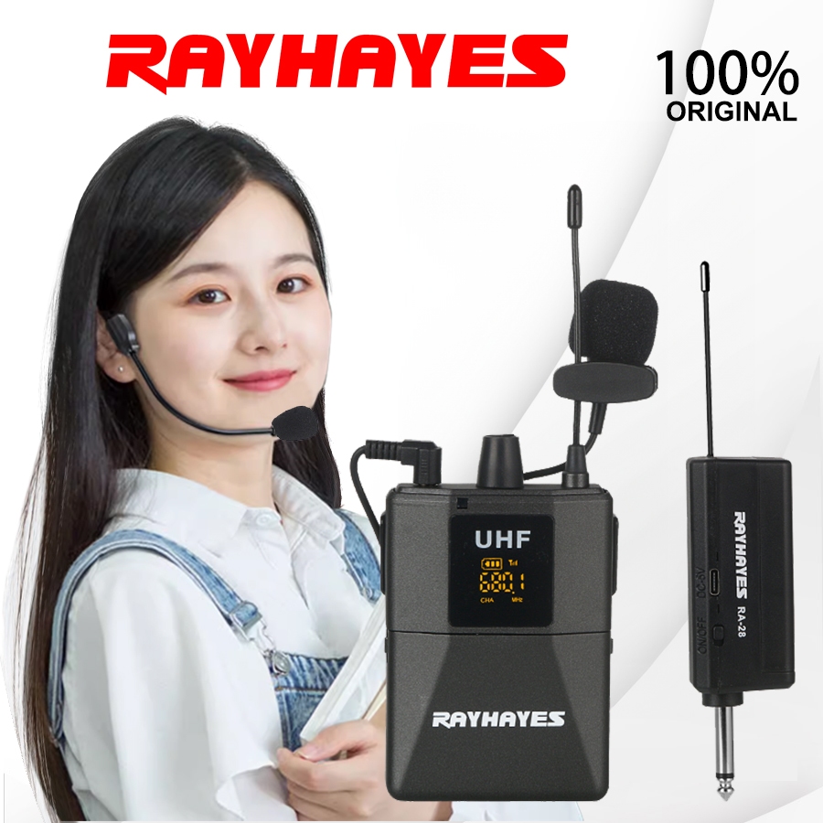 RAYHAYES Original Lapel Microphone Wireless lavalier microphone for