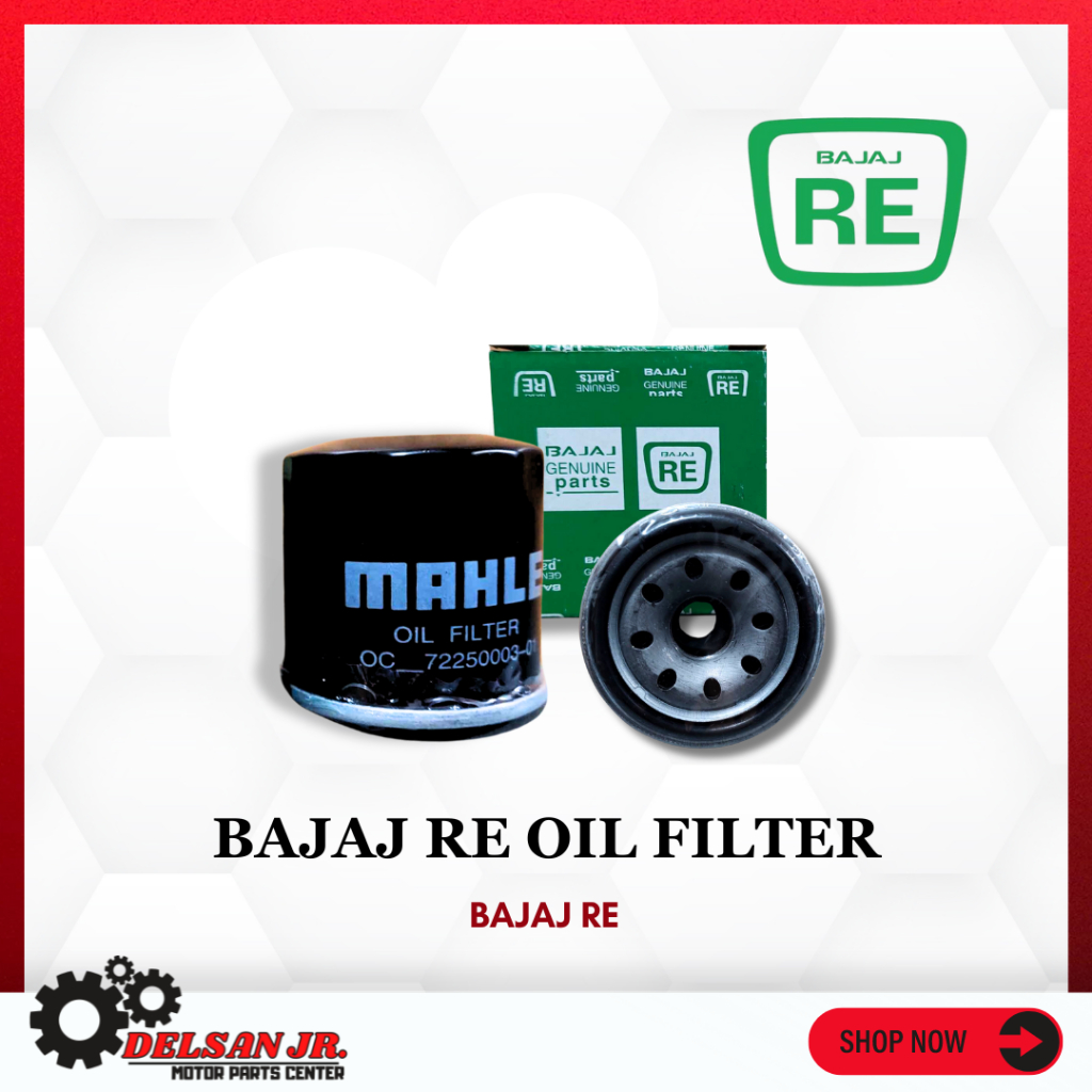GENUINE BAJAJ RE / RE OIL FILTER MAHLE | Shopee Philippines