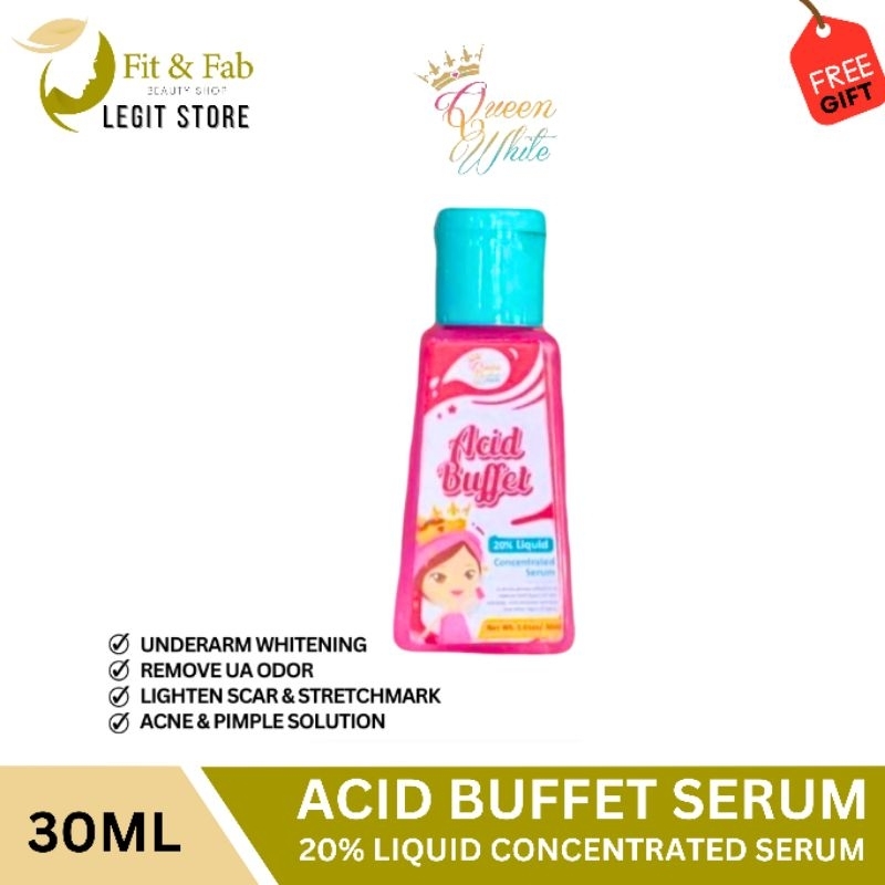 Queen White Acid Buffet Concentrate All in One Serum, Whitening with ...