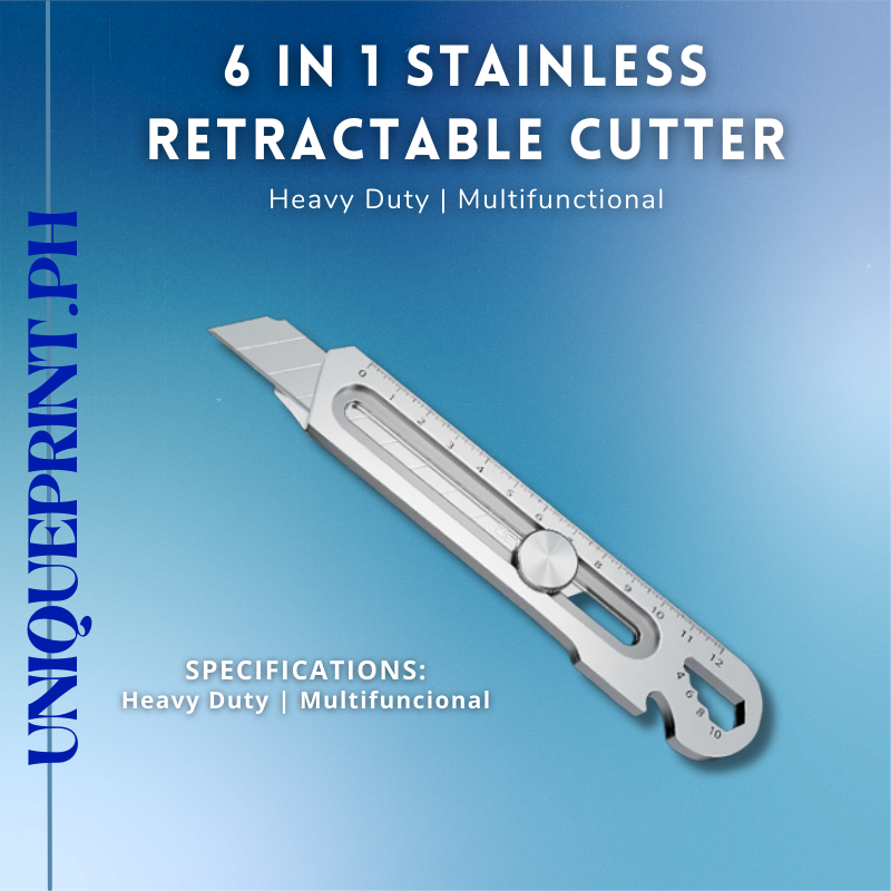 6-in-1 Stainless Heavy Duty Retractable Cutter | Shopee Philippines