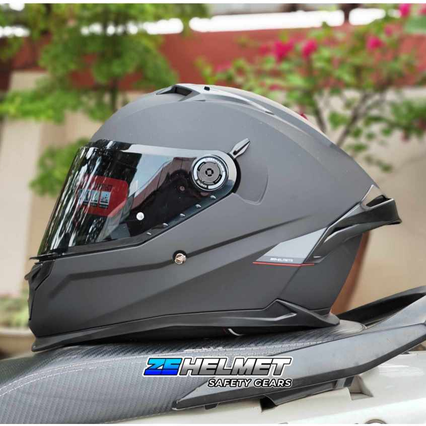 MT HELMET BREAKER (All Designs) FULL FACE - DUAL VISOR (with FREE Clear ...