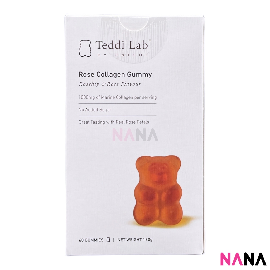 Unichi Teddi Lab Rose Collagen Gummy Bear 60 Gummies (EXP12 2025) Shopee Philippines