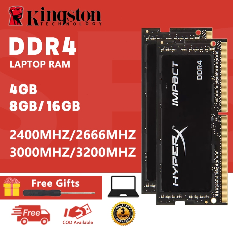 Ddr4 2133mhz Ram Ddr4 Kingston 4gb Kingston Hyperx Impact Laptop