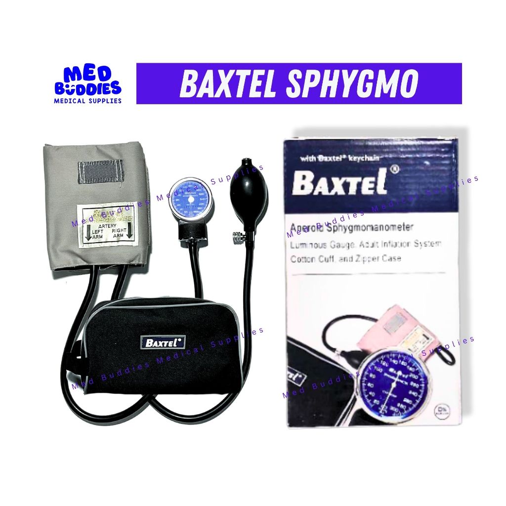 BAXTEL BP App with Steth Aneroid Sphygmomanometer and Dual Head