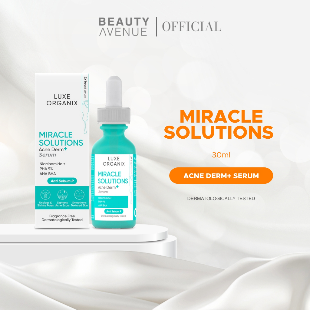 LUXE ORGANIX Miracle Solutions AHA BHA PHA Serum 30ml | Shopee Philippines