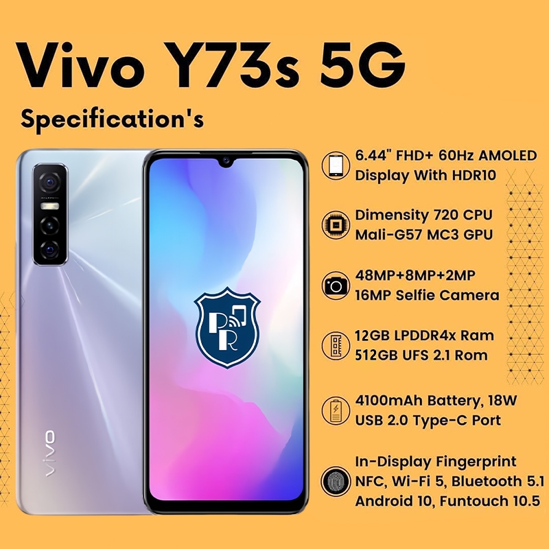 Vivo Y73s 5g Smartphone 12+512gb 6.44