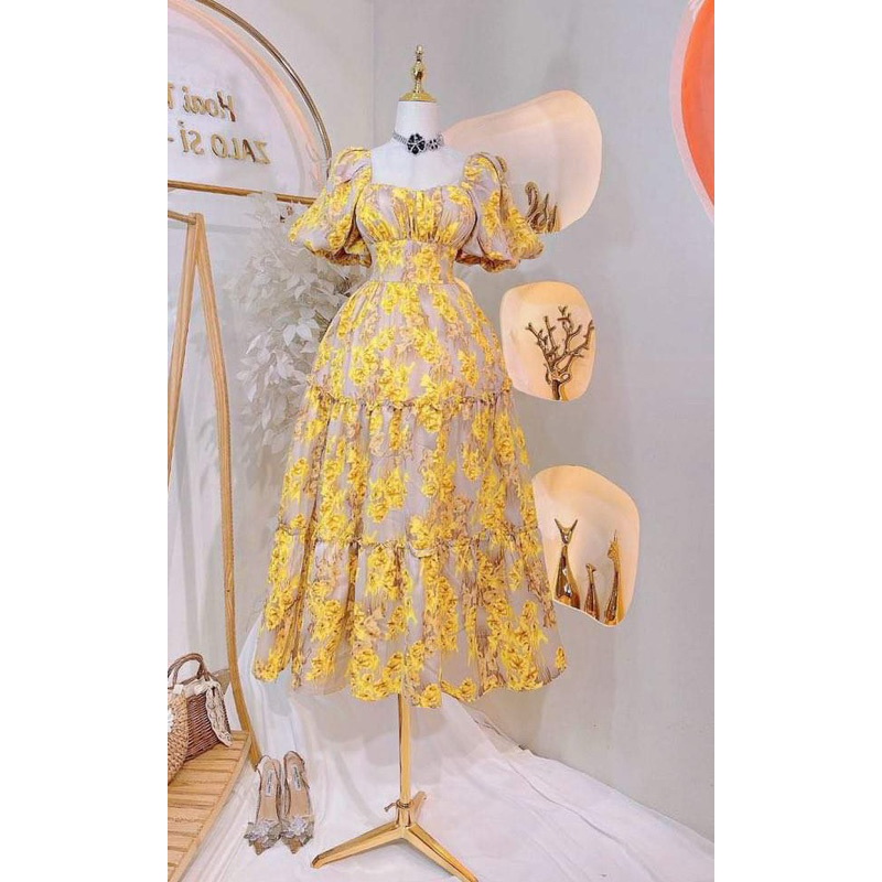 Authentic vietnam padded maxi dress w/slit | Shopee Philippines
