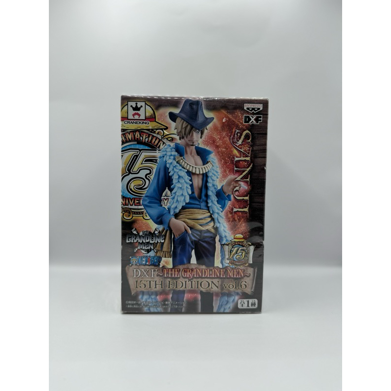 Japan One Piece DXF THE GRANDLINE MEN 15th EDITION vol.6 Sanji Figure BANPRESTO