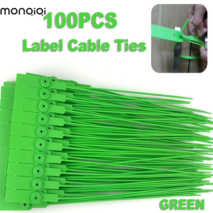 100Pcs Transportation Truck Plastic Security Seal 28cm Label Cable Ties ...