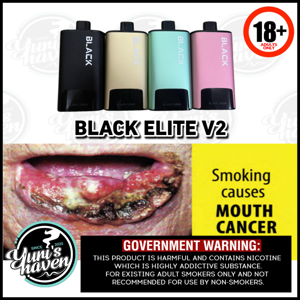 Black Elite V2 12K Puffs Prefilled Pods (LEGIT) | Shopee Philippines