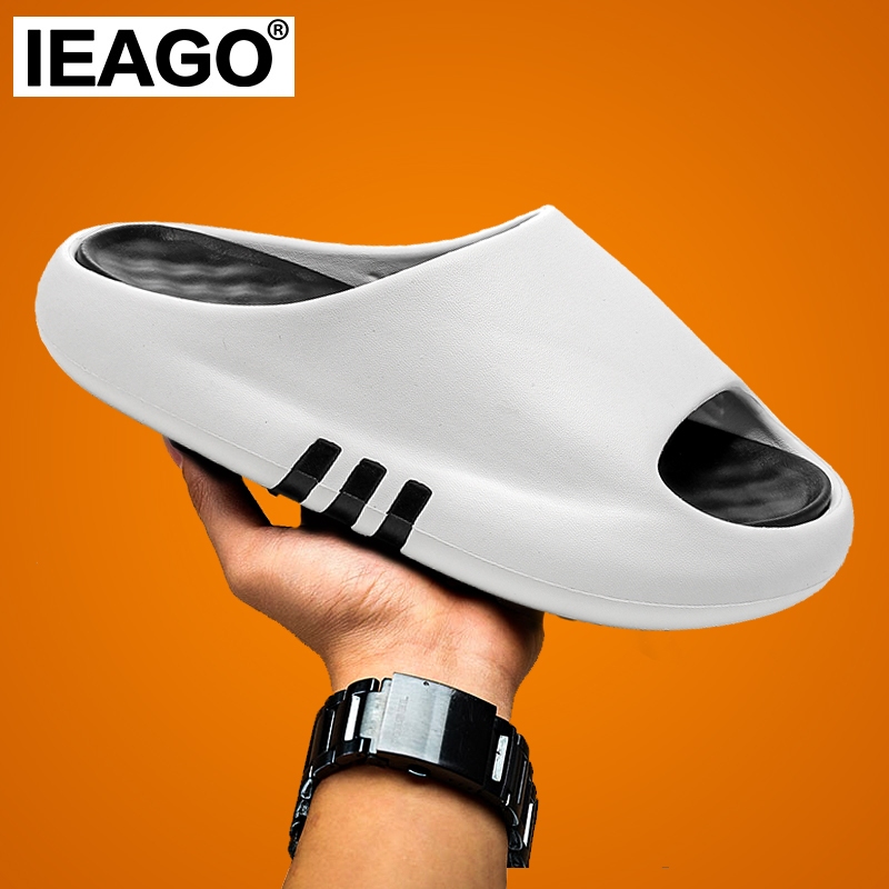 IEAGO Original Men EVA Soft Bottom Slippers Indoor Home Slides Light ...