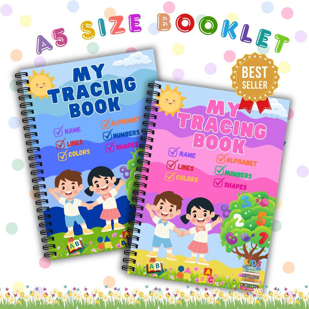 Personalized My Tracing Booklet (Pm us the full name) Children's
