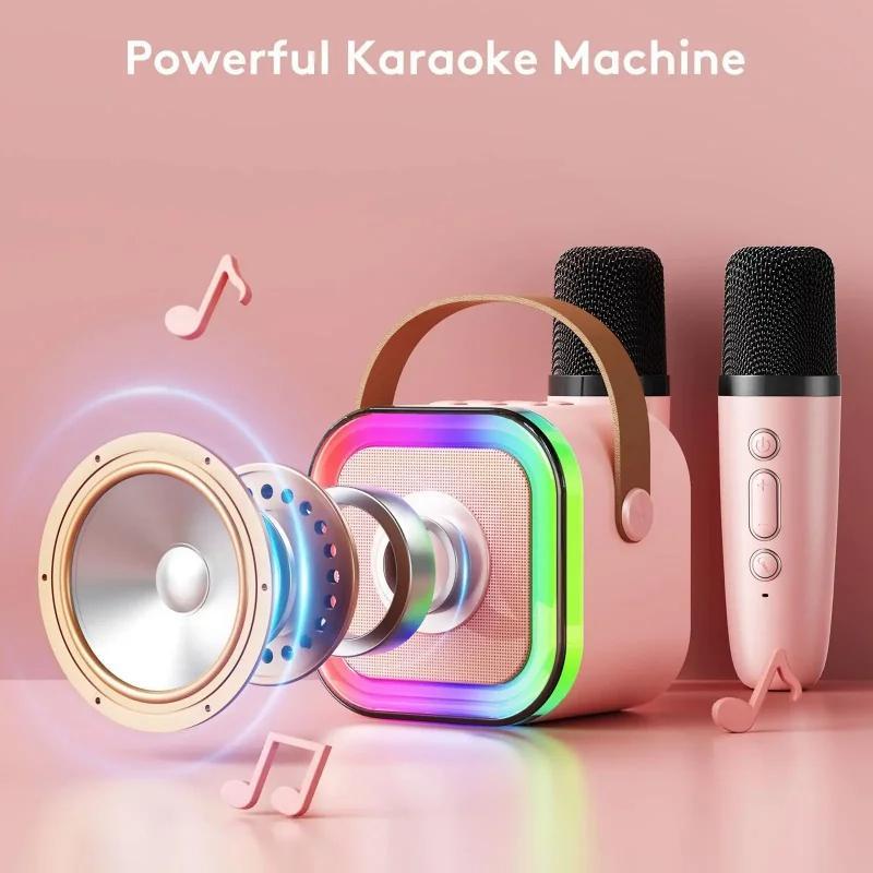 Mini Karaoke Machine - Portable Bluetooth Speaker with Wireless ...