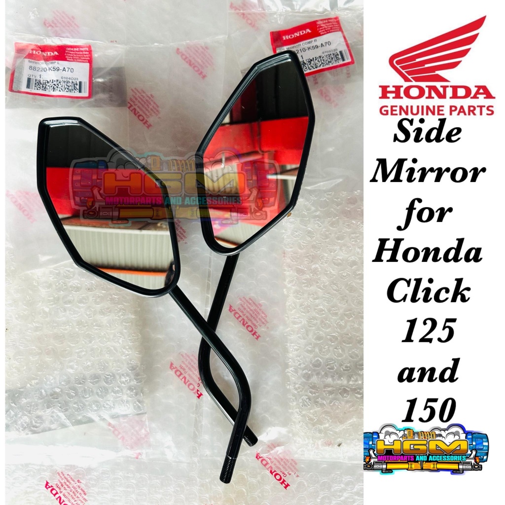 SIDE MIRROR | REAR VIEW MIRROR FOR HONDA CLICK 125/150i V2 125i V3 ...