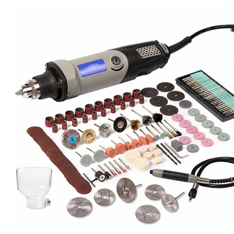 Variable Speed Rotary Grinder Tool Electric Power Tools 400W Mini Drill ...