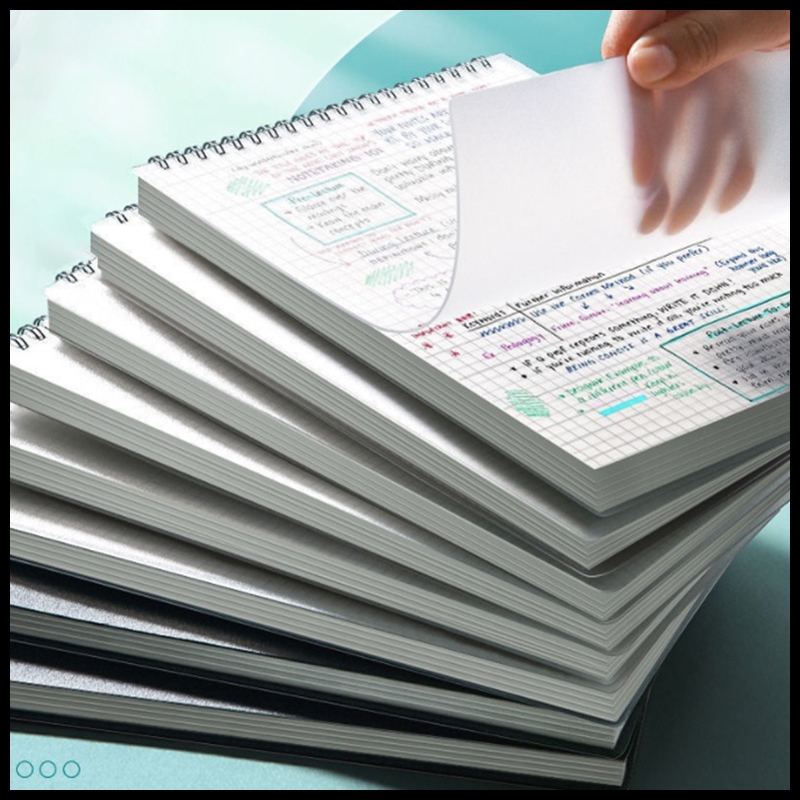 Steno Notebook A5 B5 A4 Vertical Coil Spring Notebook Spiral Notebooks