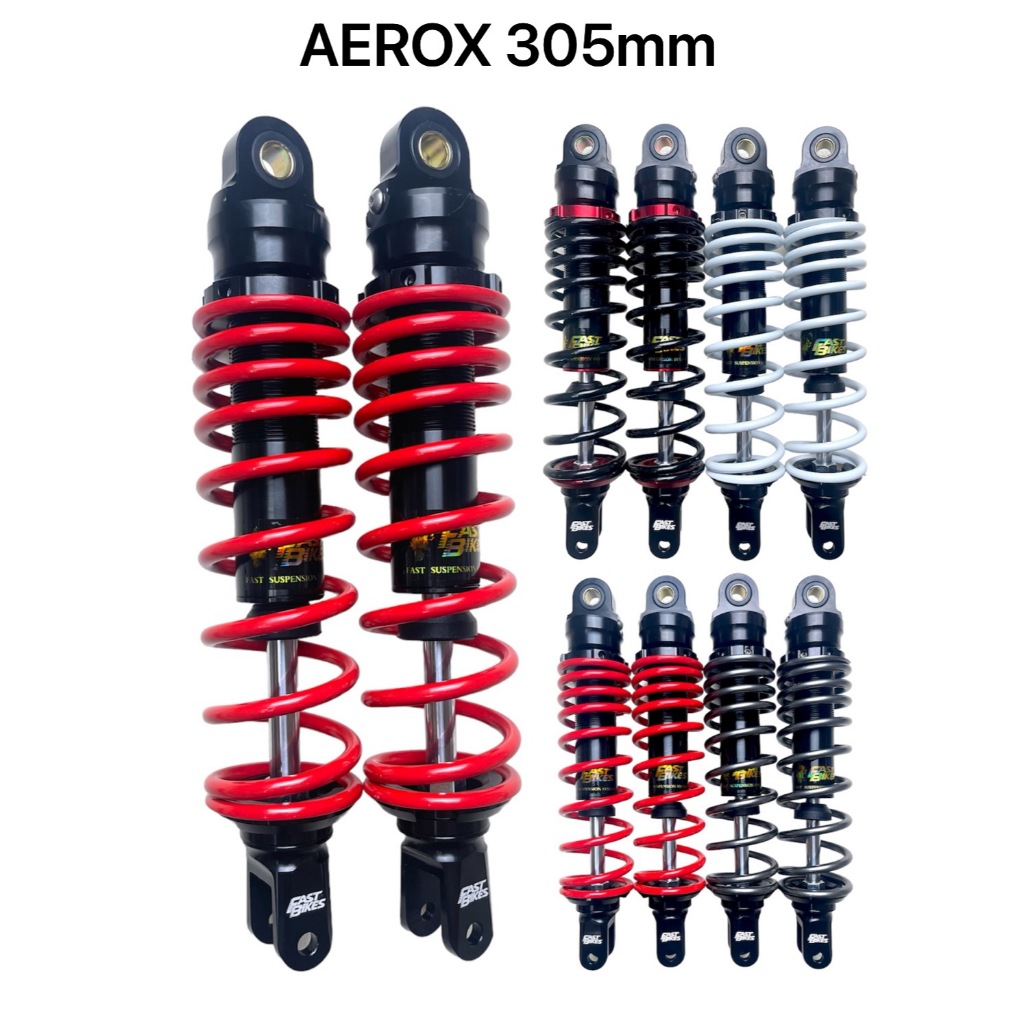 FAST BIKES REAR SHOCK 270MM 305MM 330MM 365MM NOUVO/AEROX/NMAX/PCX ...