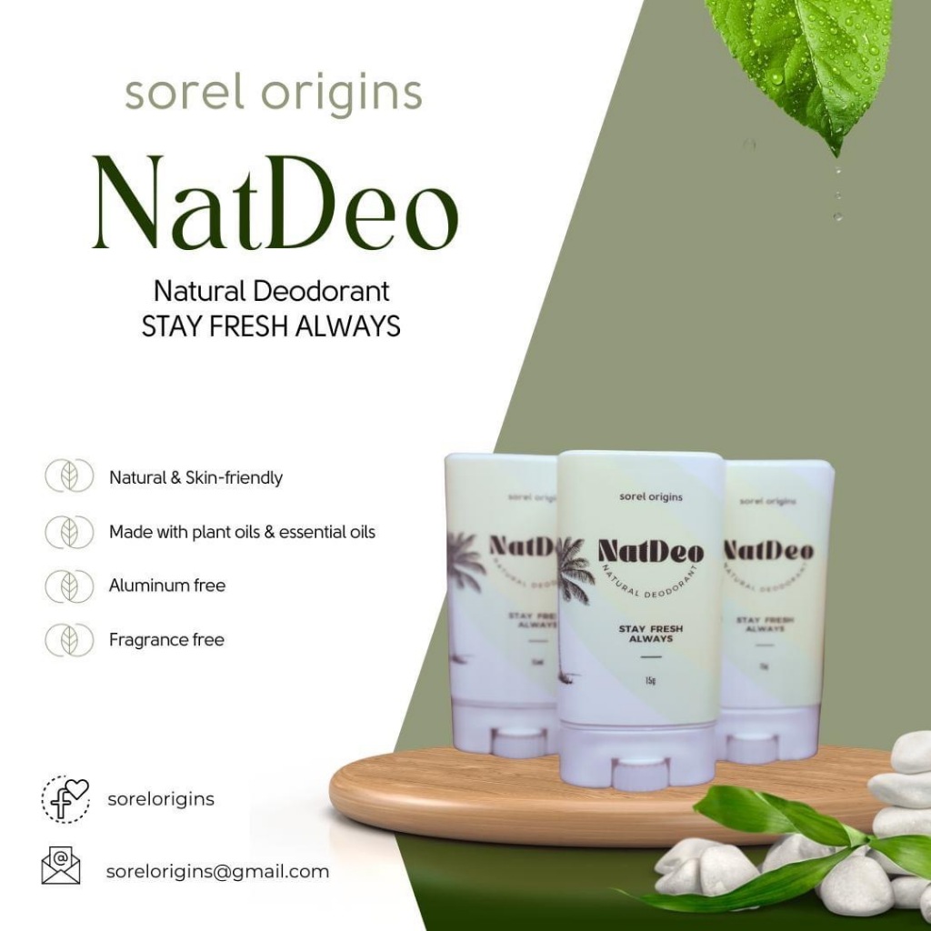 Sorel Origins NatDeo Body Deodorant Eliminates Bacterial Growth and ...