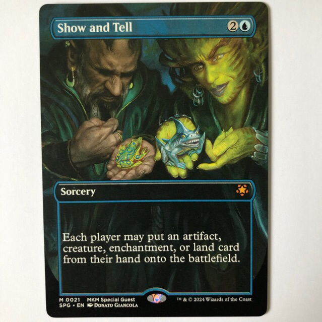 MTG Proxy Playtest Card - Show and Tell (SPG) | Shopee Philippines