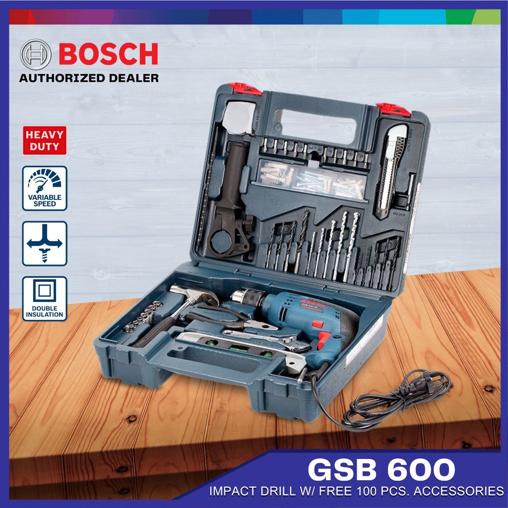Bosch drill machine kit hotsell