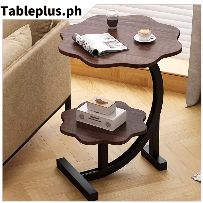 COD Side Table Simple Mini Bedside Coffee Table Round Small Table ...