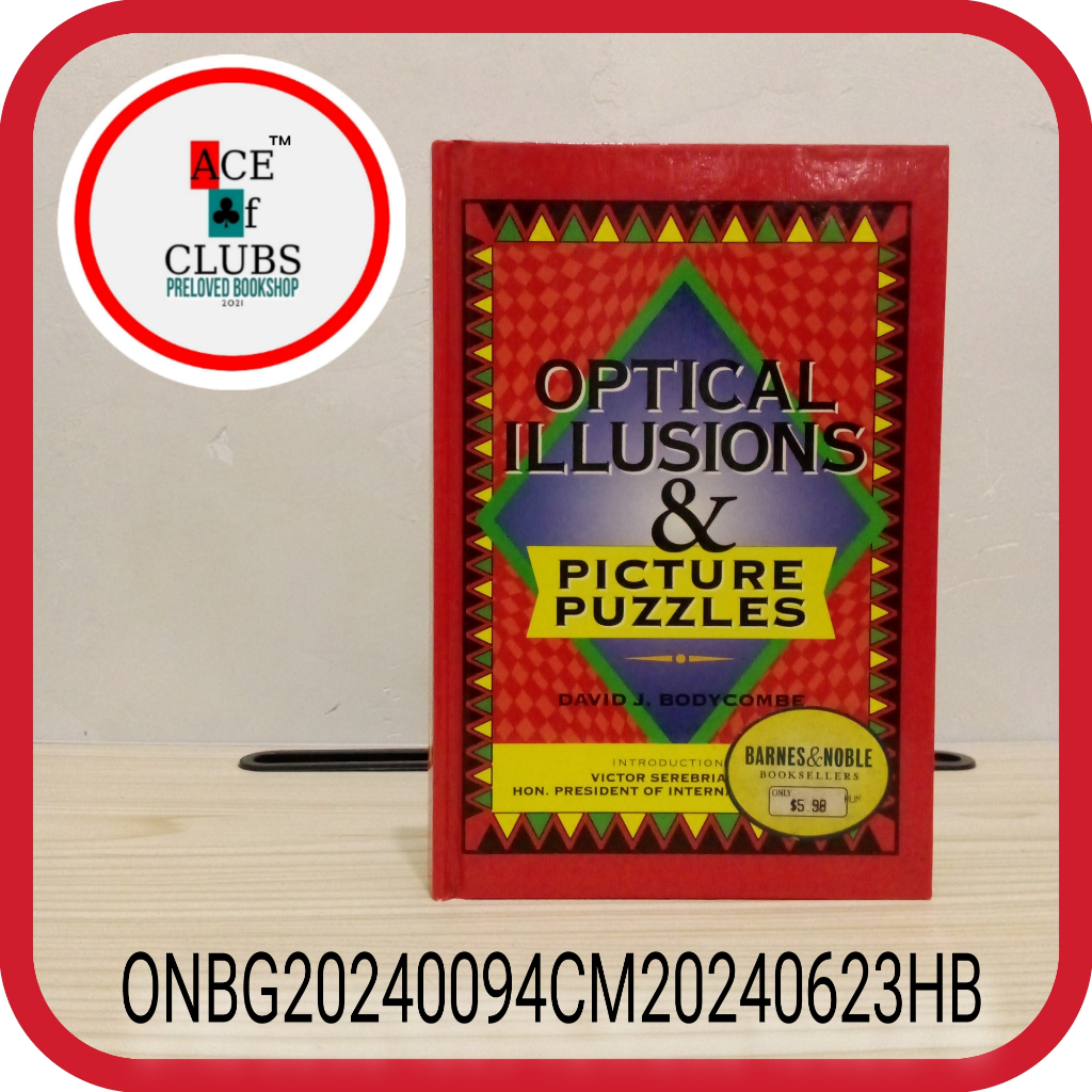 Optical Illusions & PIcture Puzzles book by David bodycombe (Preloved ...