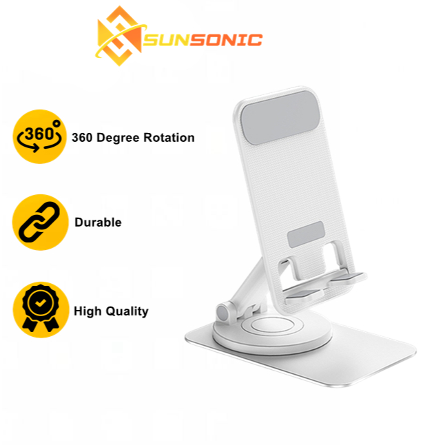 T01 Universal 360 Degree Rotatable Mobile Phone Tablet Desktop Table Phone  Stand