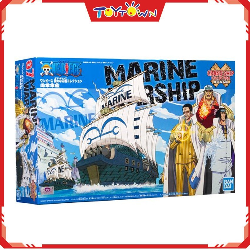 Bandai Hobby One Piece Grand Ship Collection Marine Warship | Shopee ...