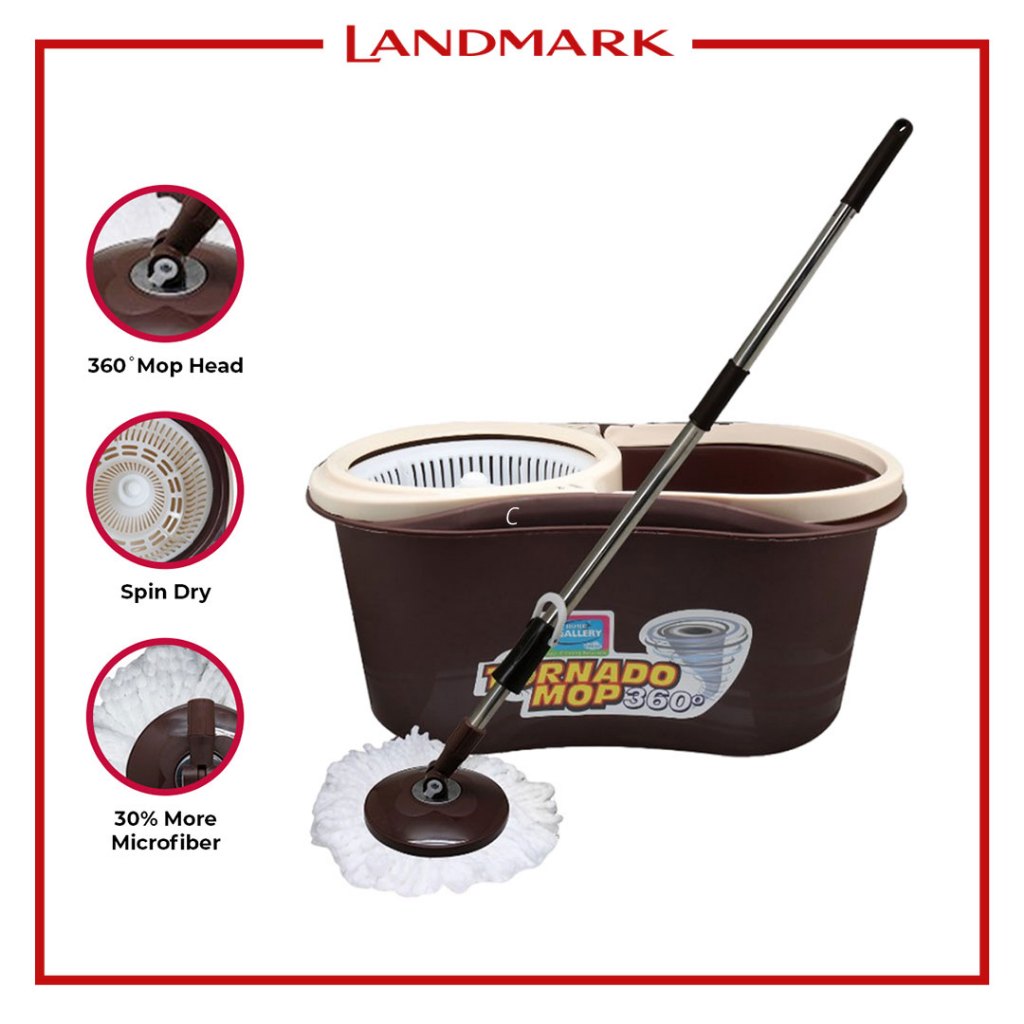 Home Gallery Tornado Mop & Spin Dry Bucket Set (ZT-30) | Shopee Philippines