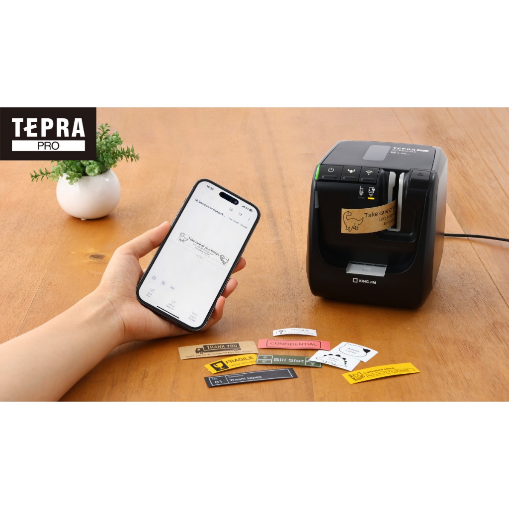 KING JIM TEPRA PRO SR5900GS Label Printer – Wireless, LAN, USB, Thermal ...