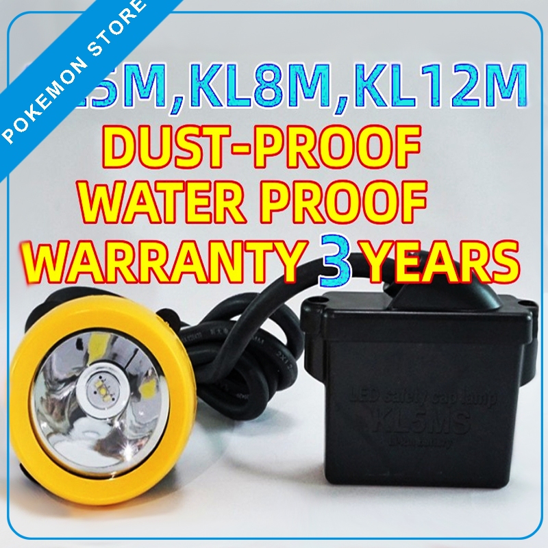 KL5M/KL8M/KL12M Miner's Lamp Wisdom Flashlight Rechargeable Light ...