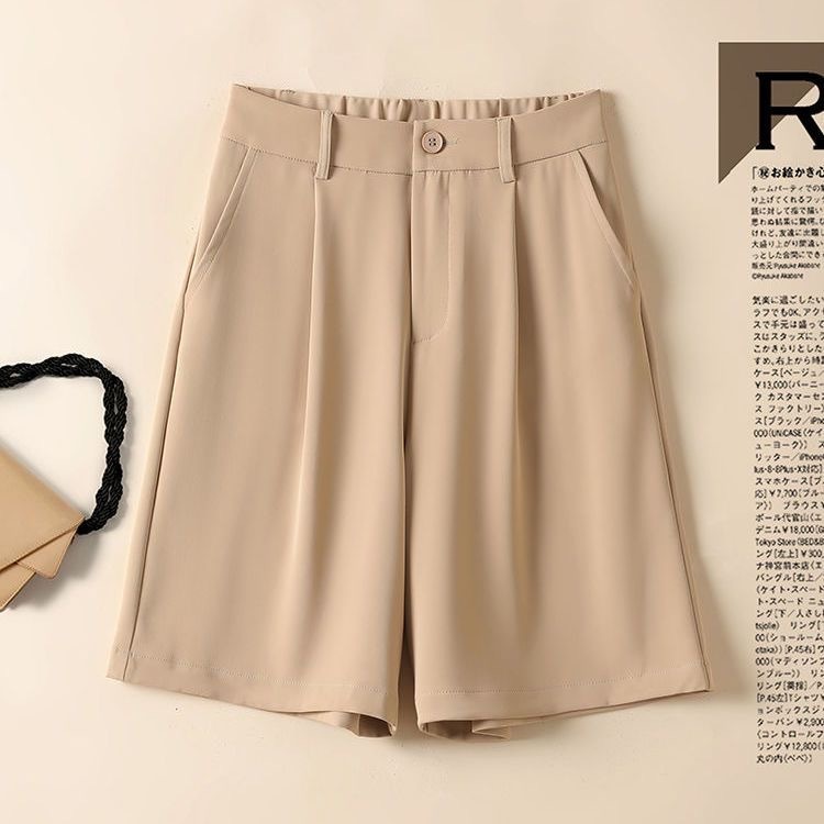 Women Plain Trouser Short Garterize Trendy Womenswear Outfit | Shopee ...