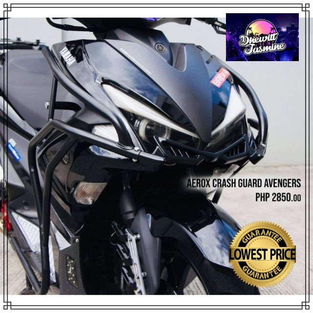 Aerox avenger crash guard (sec brand) | Shopee Philippines