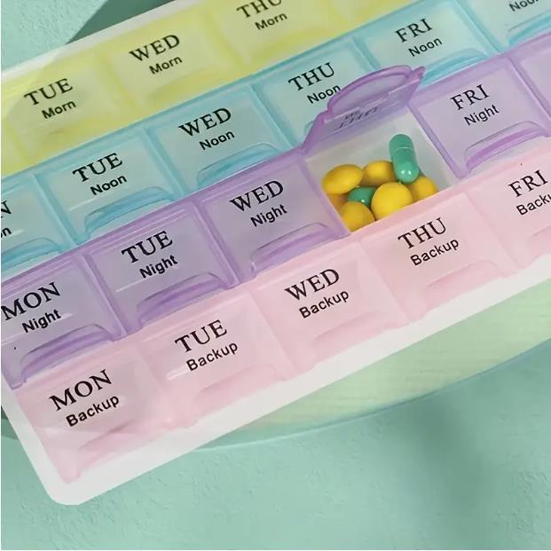 UD Portable 7 Days Tablet Pill Box Holder Medicine Storage Organizer ...
