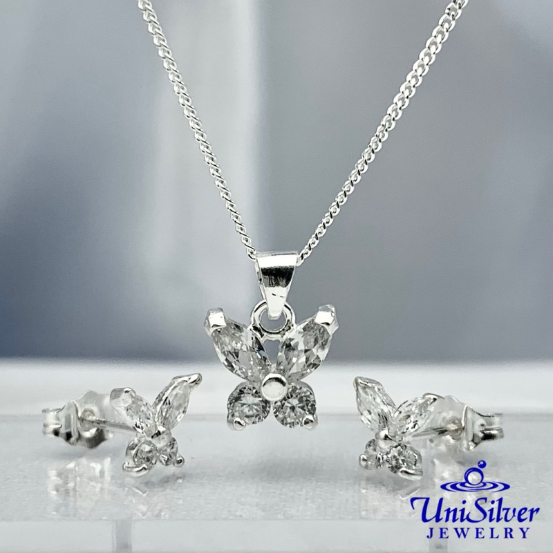 Unisilver 925 Sterling Silver Set of Jewelry (SET14-1001) | Shopee ...
