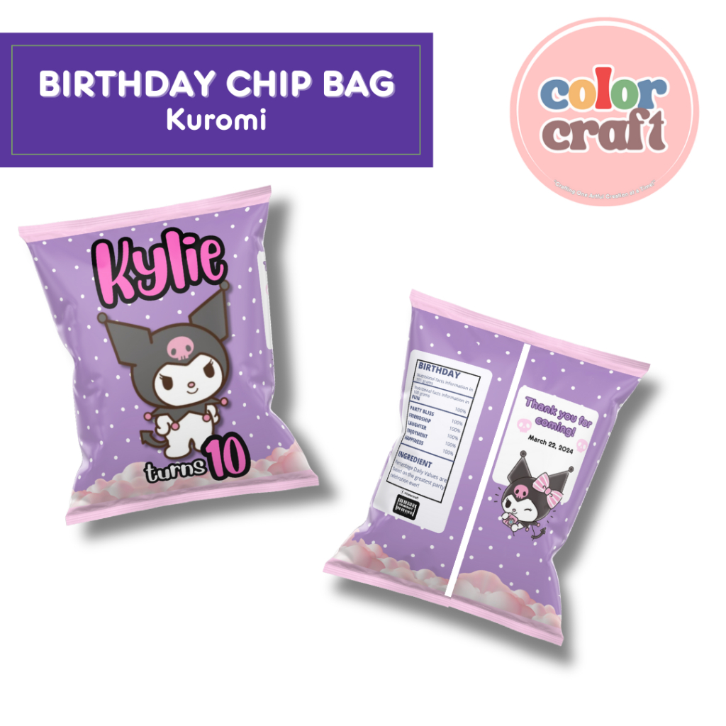 KUROMI CHIP BAG l LOOTBAG | Shopee Philippines