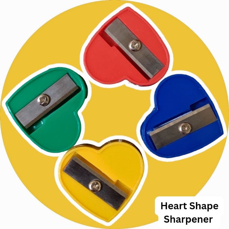 Single Hole Plastic Sharpener Heart Shape(1 piece) | Shopee Philippines