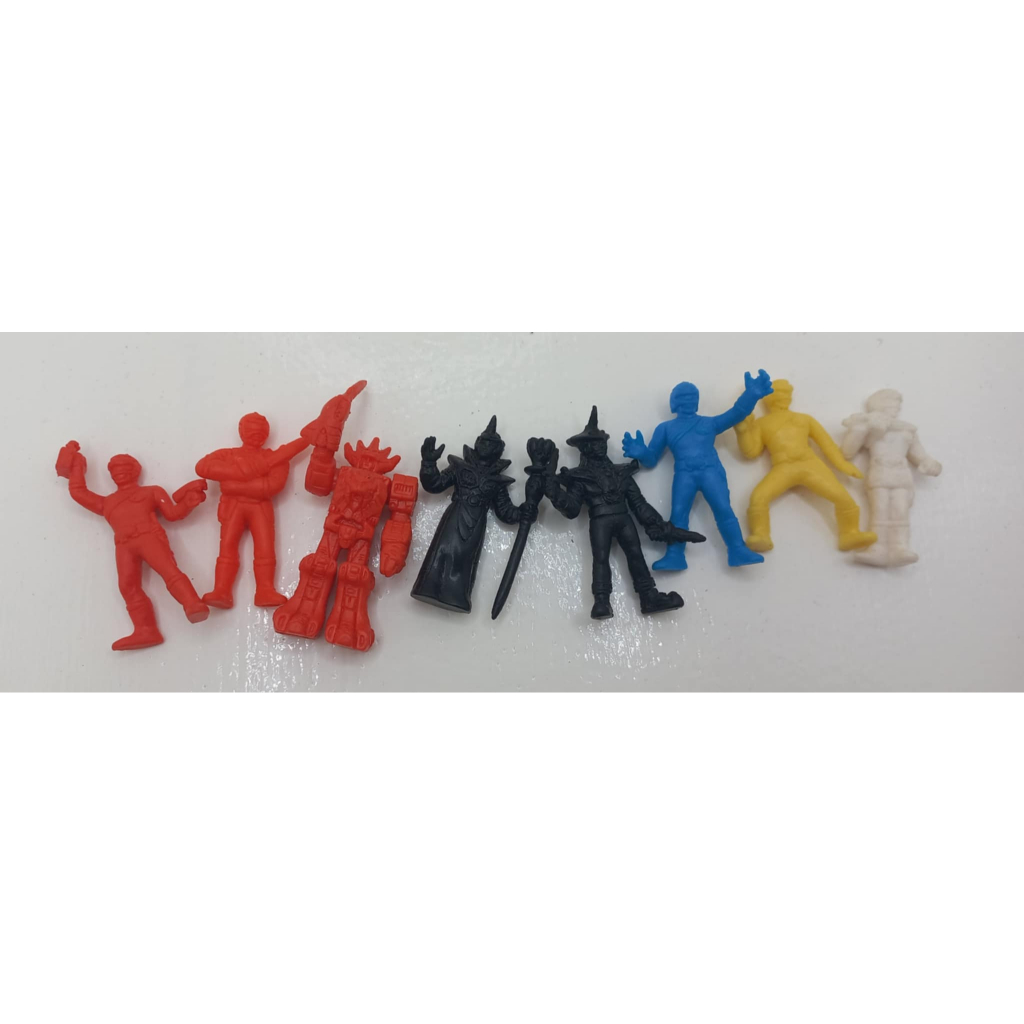 Vintage Lot of 8 Samurai Power Rangers Keshi Gomu Rubber Trading ...