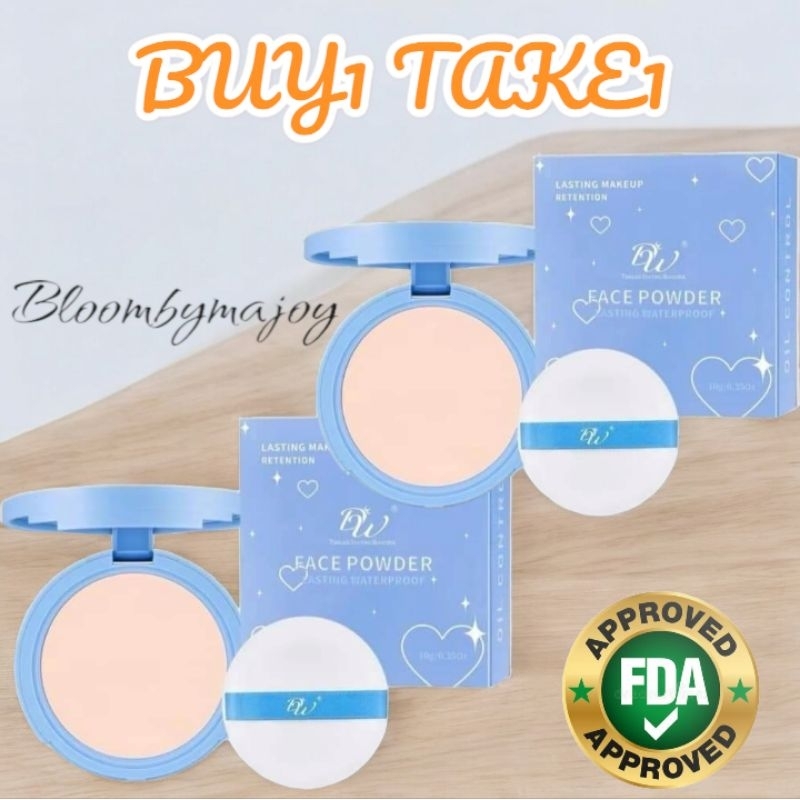 Buy1 Take1 Dw Face Powder Waterproof oil control foundation face powder ...