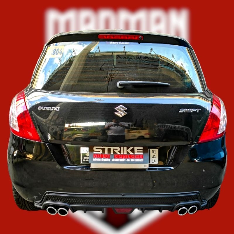 Suzuki Swift 2013 to 2018 Rear Bumper Diffuser | Shopee Philippines