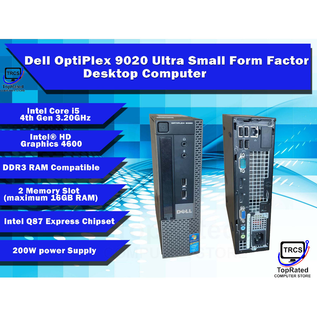 Desktop Computer Dell OptiPlex 9020 i5 4th Gen Ultra Small Form Factor ...