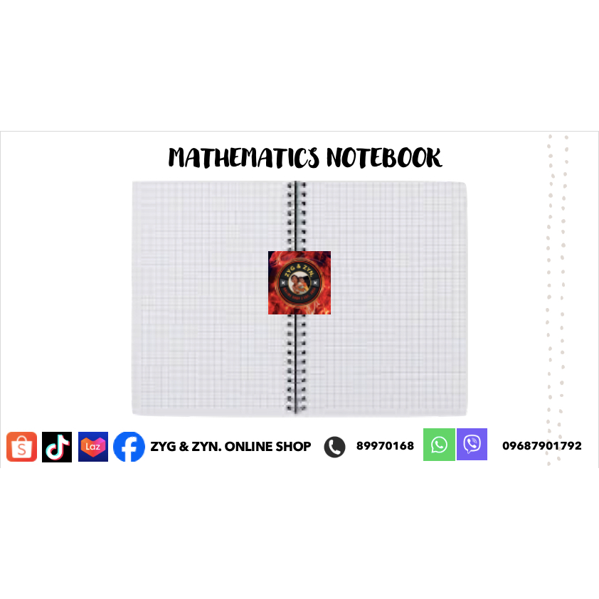 VANDA MATH GRAPHING NOTEBOOK | SMALL SPIRAL | 80 LEAVES | Shopee ...