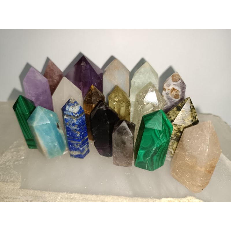 (30-50mm) Natural Crystal Tower (sold per piece) | Shopee Philippines