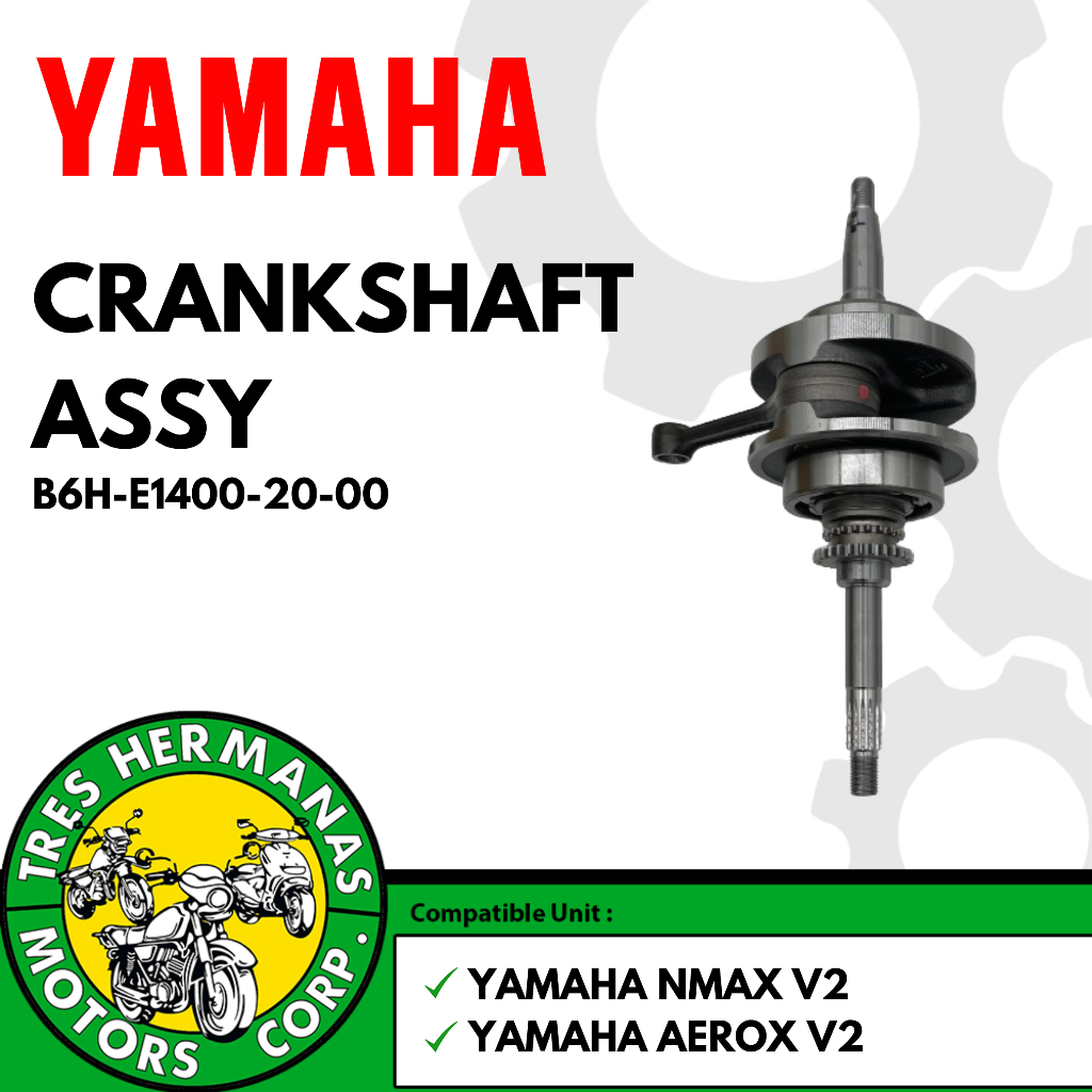 CRANKSHAFT ASSY FOR YAMAHA MOTORCYCLE : NMAX V2, AEROX V2 ( B6H-E1400 ...