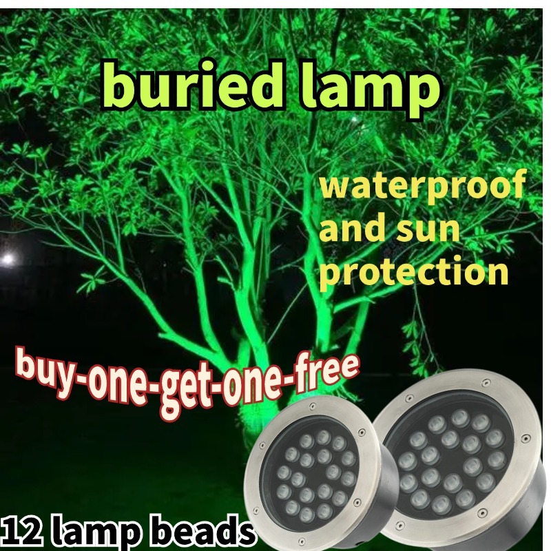 IP68 Waterproof LED Underground Light Outdoor Ground Garden Path Floor ...