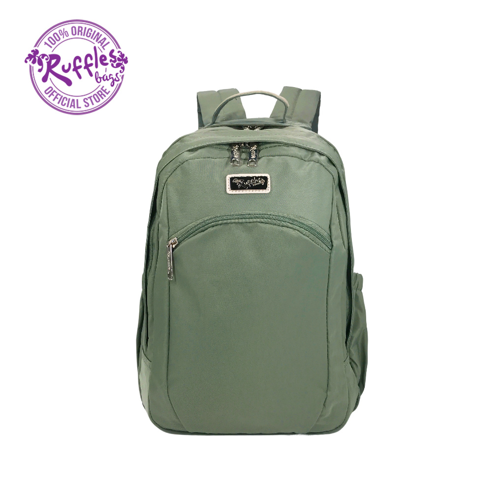 Ruffles Bag Jillian Backpack 15.5-Inch (Old Rose, Olive Green, Black ...