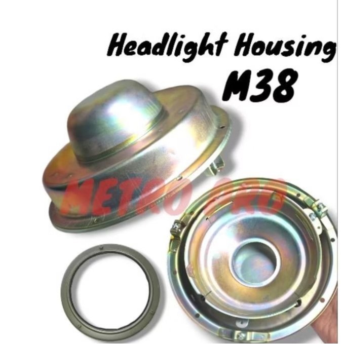 Head Light Rim and/or Housing W/ Retaining Ring M38 Jeep Jeepneys OTJs ...